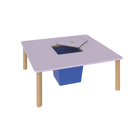 Tavolo con cesta